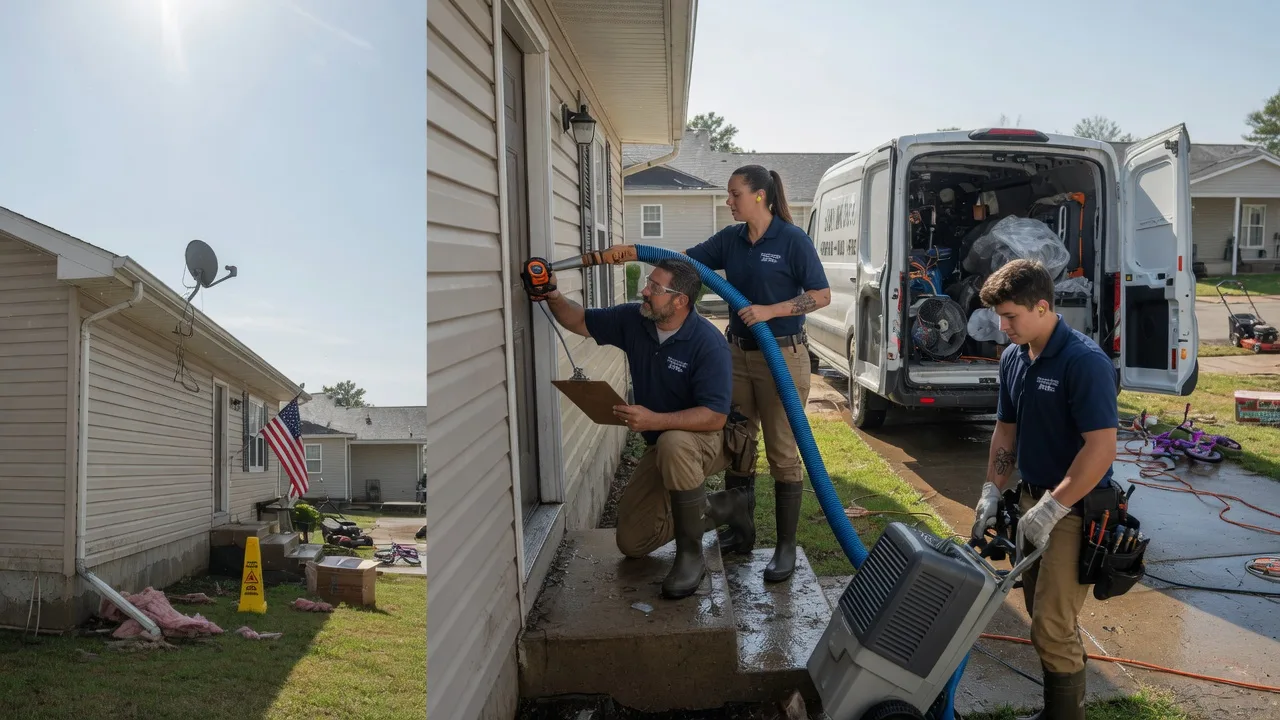 Ceiling Water Damage Restoration in Winslow, IN near me